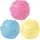 Azul, rosa, amarillo