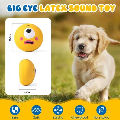 3 balles latex couineuses – Souples, rebond. – Petit chien 3 balles latex couineuses – Souples, rebond. – Petit chien