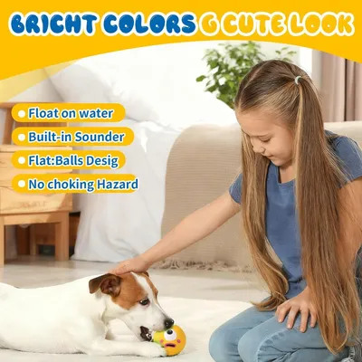 3 balles latex couineuses – Souples, rebond. – Petit chien 3 balles latex couineuses – Souples, rebond. – Petit chien