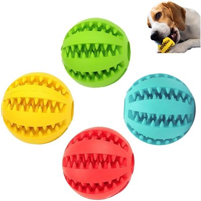 Lot 4 balles chien 5 cm – Soin dentaire – Petit chien