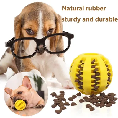 Lot 4 balles chien 5 cm – Soin dentaire – Petit chien