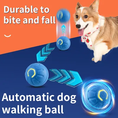 Balle interactive automatique – Roule seule – Rechargeable Balle interactive automatique – Roule seule – Rechargeable