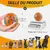 HausPets 2 pelotas indestructibles para perros – 7 cm – Naranja HausPets 2 pelotas indestructibles para perros – 7 cm – Naranja