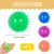 4 balles 6,5 cm, picots – Indestructibles – Nettoie dents 4 balles 6,5 cm, picots – Indestructibles – Nettoie dents