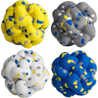 Moonorange Lot de 4 balles jouets pour chiens agressifs