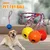 4 balles avec corde – Caoutchouc naturel 5 cm – Tir à la corde