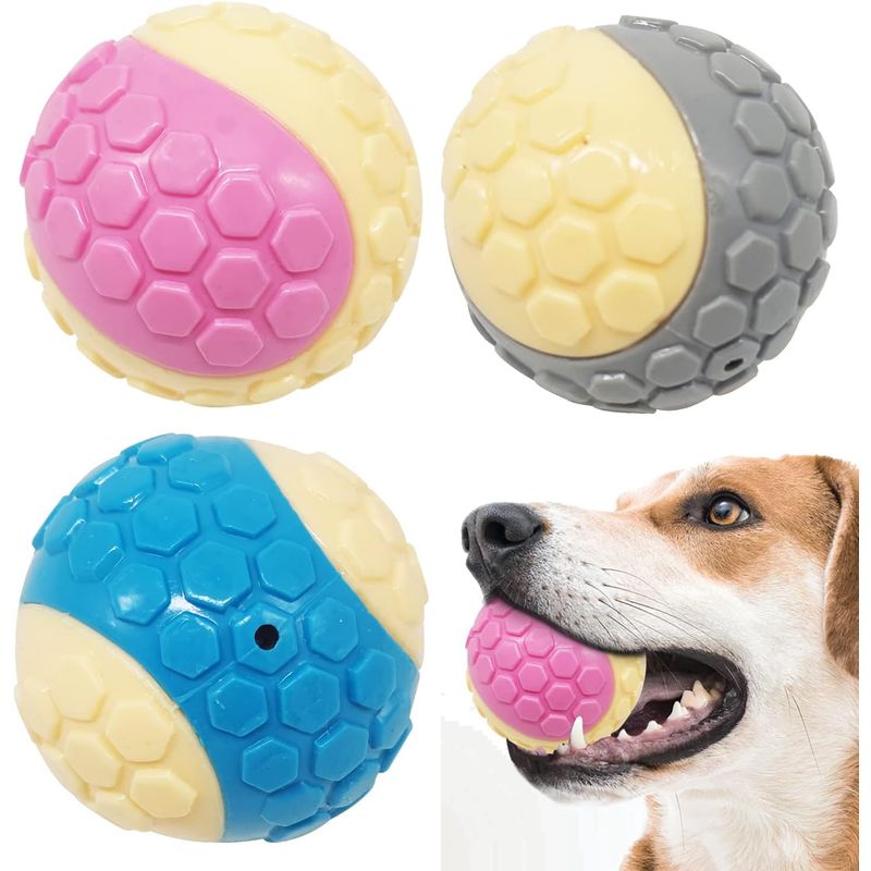 3 Gummibälle – Hochelastisch – Größe M/L – Farbe zufällig