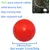 Unzerstörbarer Ball – Naturkautschuk, 7 cm – Rot