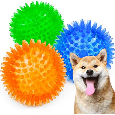 3er-Set Quietschbälle für kleine Hunde – TPR-Gummi