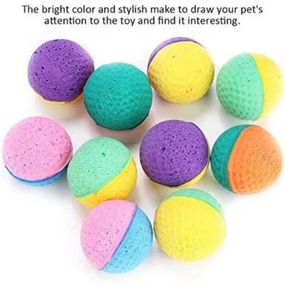 10 balles mousse latex – Jouet doux pour chat et chien 10 balles mousse latex – Jouet doux pour chat et chien