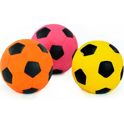 3 balles couineuses 7 cm – Football – Couleur aléatoire 3 balles couineuses 7 cm – Football – Couleur aléatoire