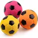 3 quietschende 7-cm-Fußbälle – Farbe zufällig