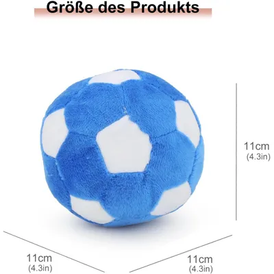 Jouet peluche couineur – Football – Dentition, interactif Jouet peluche couineur – Football – Dentition, interactif