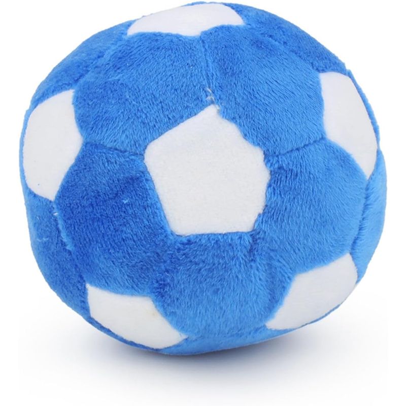 Quietschendes Plüschtier – Fußball – Interaktiv für die Zahnungsphase