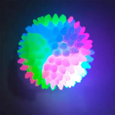 4 pièces balle LED qui saute pour chien et chat, amusant