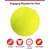 Chomp Ball – Robustes Kauspielzeug für aggressive Hunde, Neongelb