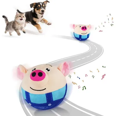 Jouet peluche tête de cochon – Rechargeable et lavable Jouet peluche tête de cochon – Rechargeable et lavable