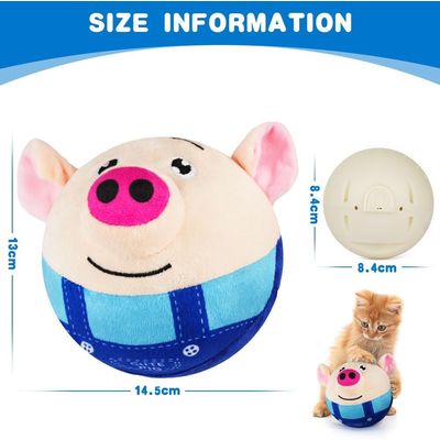 HausPets Peluche de cabeza de cerdo – Recargable y lavable
