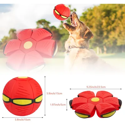 Balle soucoupe volante déformable – Magic frisbee – Rouge Balle soucoupe volante déformable – Magic frisbee – Rouge