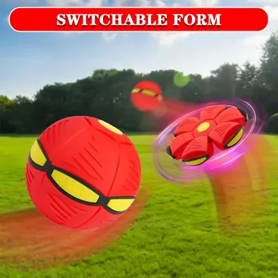 Balle soucoupe volante déformable – Magic frisbee – Rouge Balle soucoupe volante déformable – Magic frisbee – Rouge