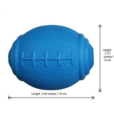HausPets Balón rugby que dispensa golosinas: antiestrés, antiaburrimiento