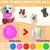 6 balles qui crient pour chien – 9 cm avec pics