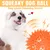 6 balles qui crient pour chien – 9 cm avec pics