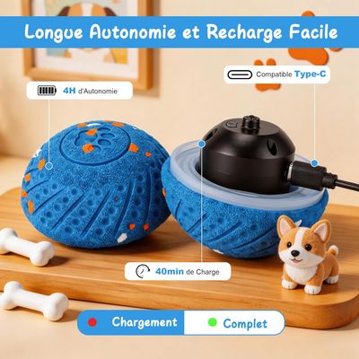 Balle interactive intelligente – 3 modes – Étanche – Lumières