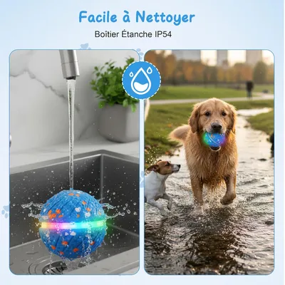 Balle interactive intelligente – 3 modes – Étanche – Lumières Balle interactive intelligente – 3 modes – Étanche – Lumières