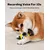 4 balles chien couineuses, caoutchouc latex, 2,7 pouces, petit/moyen