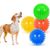 Lot 4 balles 11 cm