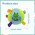 Balle interactive en peluche 12 cm – Avec cloche Balle interactive en peluche 12 cm – Avec cloche