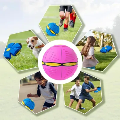 Balle soucoupe volante déformable – Magic frisbee – Rose Balle soucoupe volante déformable – Magic frisbee – Rose