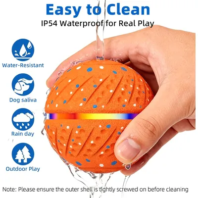LED-Ball, 3 Modi, wasserdicht, aufladbar – für kleine/mittelgroße Hunde