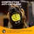 2 balles chien indestructible, 7 cm, jaune, jouet interactif