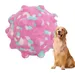 2,4-Zoll-Beruhigungsball für Hunde, kaubar, federnd, rosa