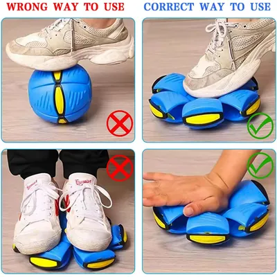 Balle soucoupe volante déformable – Magic frisbee – Bleu