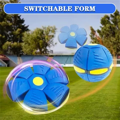 Balle soucoupe volante déformable – Magic frisbee – Bleu