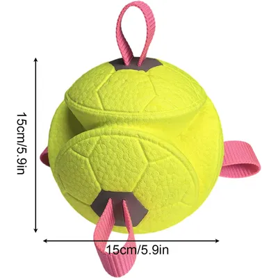 Puppy Chew Ball, corde + couinement, interactif, int/ext