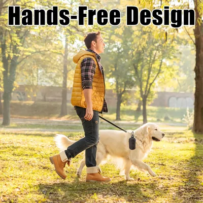 HausPets Distributeur de sacs à excréments pour chien en deux pièces HausPets Distributeur de sacs à excréments pour chien en deux pièces