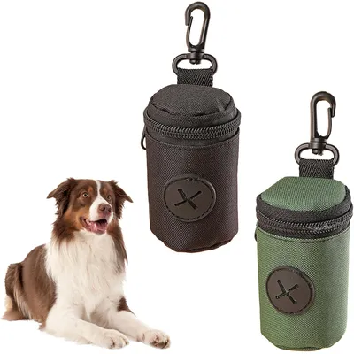 HausPets Distributeur de sacs à excréments pour chien en deux pièces HausPets Distributeur de sacs à excréments pour chien en deux pièces