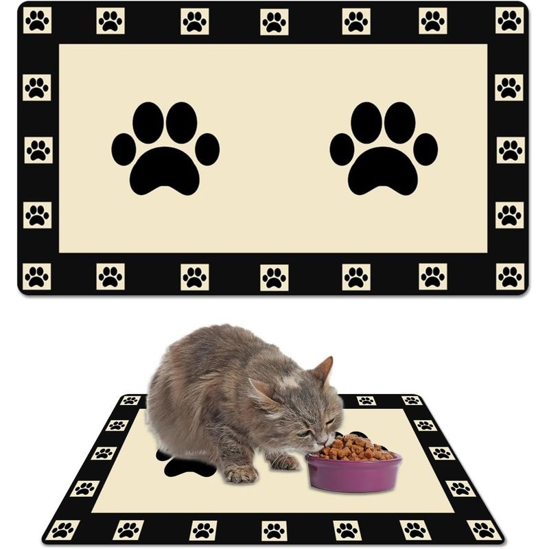 Hausofpets Unterlage für Futternäpfe von Haustieren