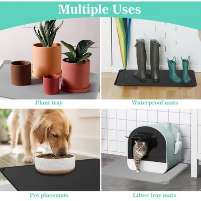 Hausofpets Nappes d'alimentation en silicone pour chien et chat