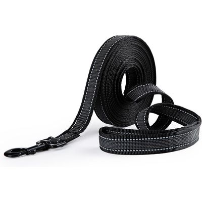 HausPets Trainingsleine 5m, reflektierend, gummiert