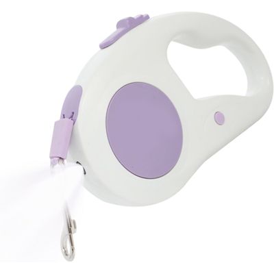 HausPets Laisse Chien Rétractable 5M LED Nuit Promenade Randonnée Plage