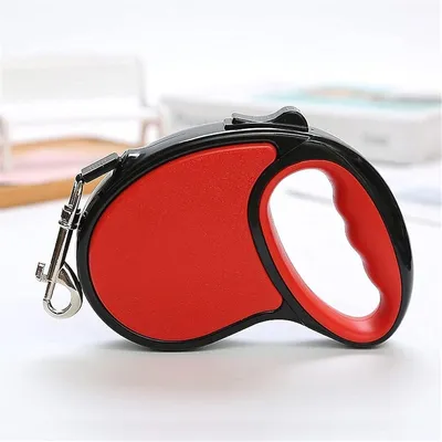 HausPets Laisse Chien Rétractable 3M Rouge Ergonomique Anti-Nœuds HausPets Laisse Chien Rétractable 3M Rouge Ergonomique Anti-Nœuds