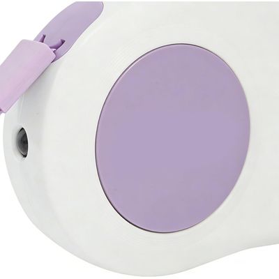 HausPets Laisse Chien Rétractable 3M Nylon Rouge Antidérapante Petit Moyen