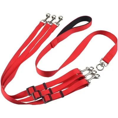 3-way dog leash: tangle-free, coupler, adjustable for 1-3 dogs 3-way dog leash: tangle-free, coupler, adjustable for 1-3 dogs