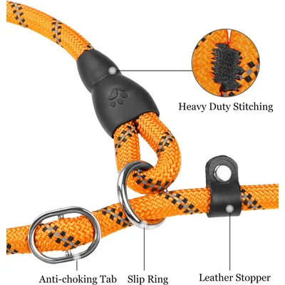 HausPets Laisse coulissante Ø12mm 185cm orange
