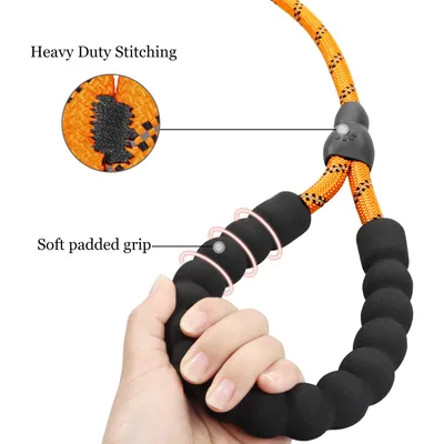 HausPets Laisse coulissante Ø12mm 185cm orange